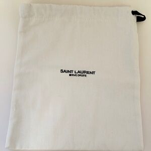 Saint Laurent Small Travel Jewelry Accessories Drawstring Dust Bag